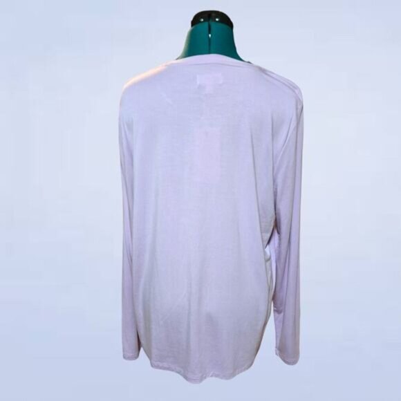 Hudson North Lavender Long Sleeve Tee- Size Extra Large - Picture 3 of 7